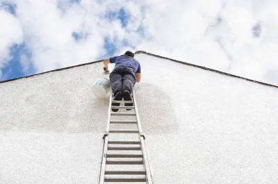 Peinture extérieure à la Haie-Fouassière — façades et ravalement